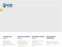 Tablet Screenshot of intercouriers.com